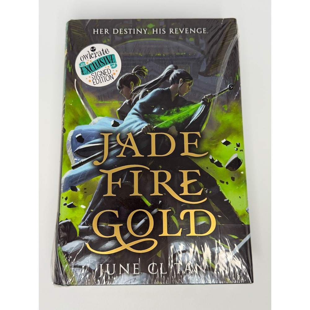 Jade Fire Gold June CL Tan Owlcrate Exclusive Signed Edition Hardcover New